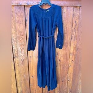 Xirena navy blue maxi dress